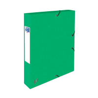 Oxford Dokumentbox med gummiband | 40mm | Oxford elastobox Top File+ | grön 400114373 260112
