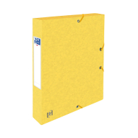 Oxford Dokumentbox med gummiband | 40mm | Oxford elastobox Top File+ | gul 400114369 260108
