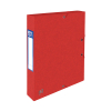 Dokumentbox med gummiband | 40mm | Oxford elastobox Top File+ | röd