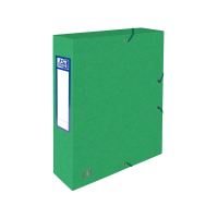 Oxford Dokumentbox med gummiband | 60mm | Oxford elastobox Top File+ | grön 400114381 260118
