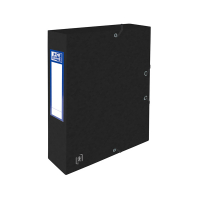 Oxford Dokumentbox med gummiband | 60mm | Oxford elastobox Top File+ | svart 400114378 260115