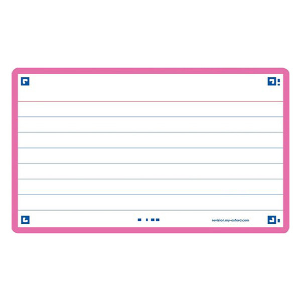 Skrivkort A7 fuchsia | Oxford | 80st 260218 - 1