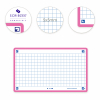 Skrivkort A7 fuchsia (rutig) | Oxford | 80st 260206 - 3