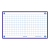 Skrivkort A7 lila (rutig) | Oxford | 80st 260212 - 1