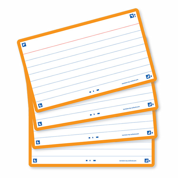 Skrivkort A7 orange | Oxford | 80st 260199 - 3