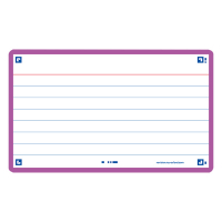 Skrivkort A7 violett | Oxford | 80st 260197