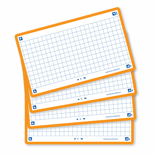 Oxford Skrivkort rutig | orange | A7 | Oxford | 80st 400133870 260211 - 4