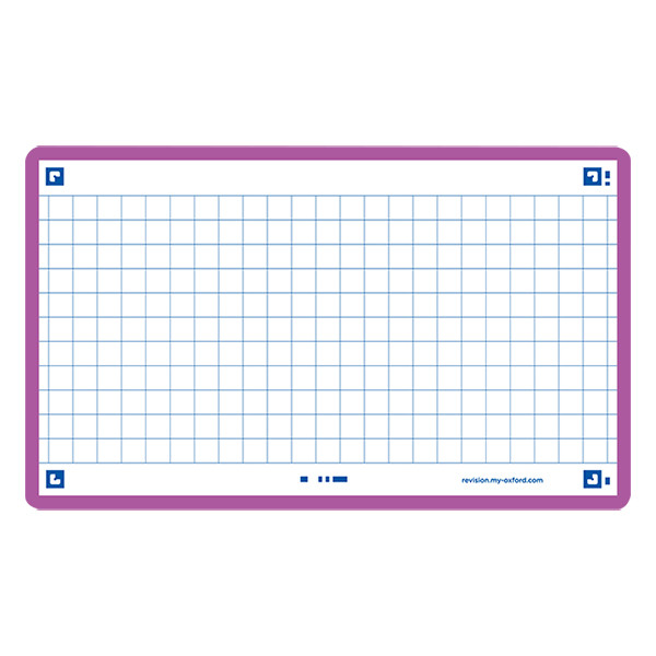 Oxford Skrivkort rutig | violett | A7 | Oxford | 80st 400133856 260209 - 1