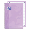 Spiralblock A4+ linjerat | 80 ark | Oxford Touch pastelllila 260291 - 4