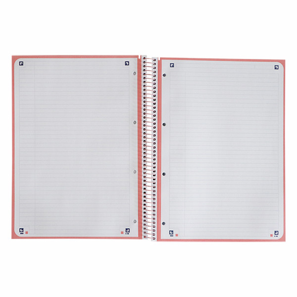 Spiralblock A4+ linjerat | 80 ark | Oxford Touch pastellrosa 260292 - 3