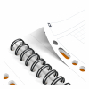 Spiralblock A5 rutat | 80 ark | Oxford International 260003 - 5
