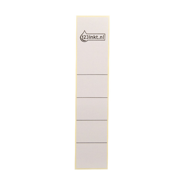 Pärmetiketter självhäftande 191 x 39mm | 123ink | grå | 10st 16430085C 301659 - 1
