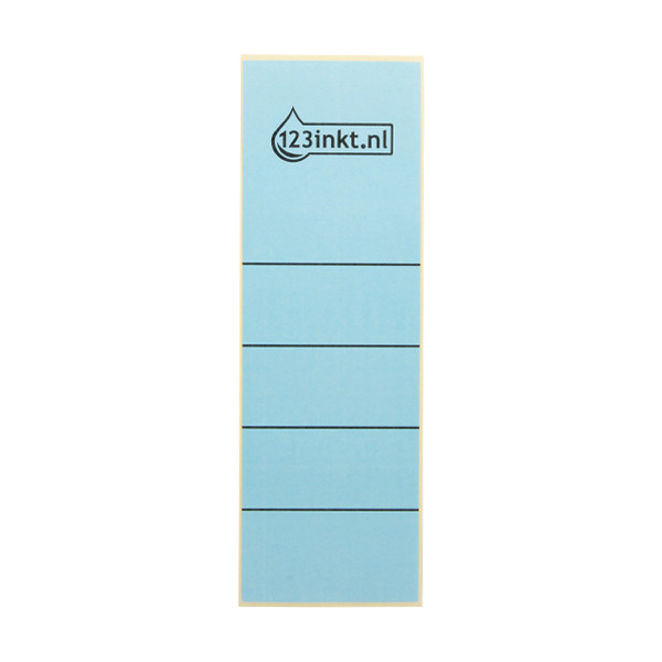 Pärmetiketter självhäftande 191 x 61mm | 123ink | blå | 10st 16420035C 301654 - 1