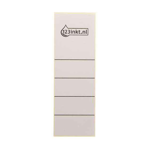 Pärmetiketter självhäftande 191 x 61mm | 123ink | grå | 10st 16420085C 301656 - 1
