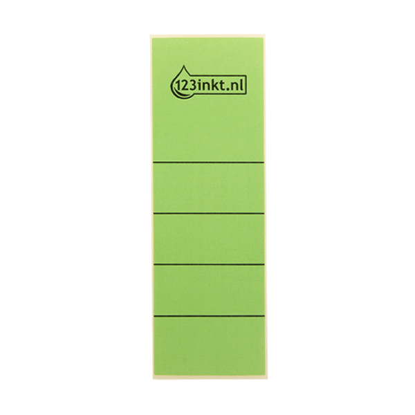 Pärmetiketter självhäftande 191 x 61mm | 123ink | grön | 10st 16420055C 301657 - 1