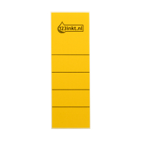 Pärmetiketter självhäftande 191 x 61mm | 123ink | gul | 10st 16420015C 301655