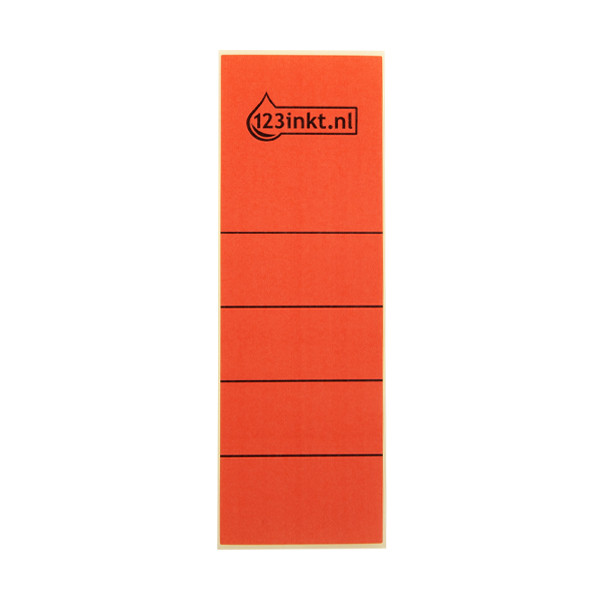 Pärmetiketter självhäftande 191 x 61mm | 123ink | röd | 10st 16420025C 301658 - 1