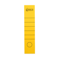Pärmetiketter självhäftande 285 x 61mm | 123ink | gul | 10st 16400015C 301650
