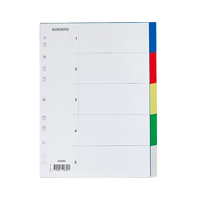 Pärmregister A4  | 1-5 | Büngers | PP-plast 360959