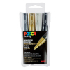 POSCA PC-1MC Märkpenna 0,7-1mm sorterade färger konisk | 4st
