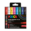 POSCA PC-1MC Märkpenna 0,7-1mm sorterade färger konisk | 8st