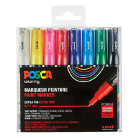 POSCA PC-1MC Märkpenna 0,7-1mm sorterade färger konisk | 8st PC1MC/8AASS18 424067