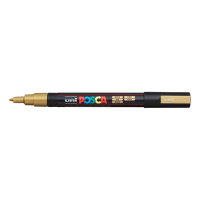 POSCA PC-3M Märkpenna 0,9-1,3mm guld rund PC3MOR 424093