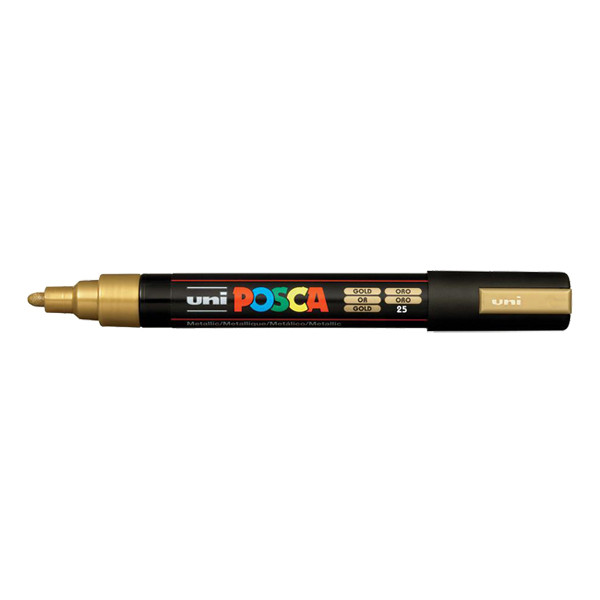 POSCA PC-5M Märkpenna 1,8-2,5mm guld rund PC5MOR 424149 - 1