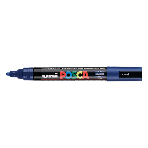 POSCA PC-5M Märkpenna 1,8-2,5mm mörkblå rund PC5MBF 424129 - 1