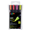 POSCA PC-5M Märkpenna 1,8-2,5mm sorterade färger neon rund | 4st