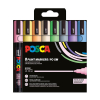 POSCA PC-5M Märkpenna 1,8-2,5mm sorterade färger pastell rund | 8st