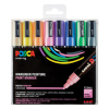 POSCA PC-5M Märkpenna 1,8-2,5mm sorterade färger pastell rund | 8st