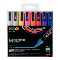 POSCA PC-5M Märkpenna 1,8-2,5mm sorterade färger rund | 16st PC5M/16AASS22 424173