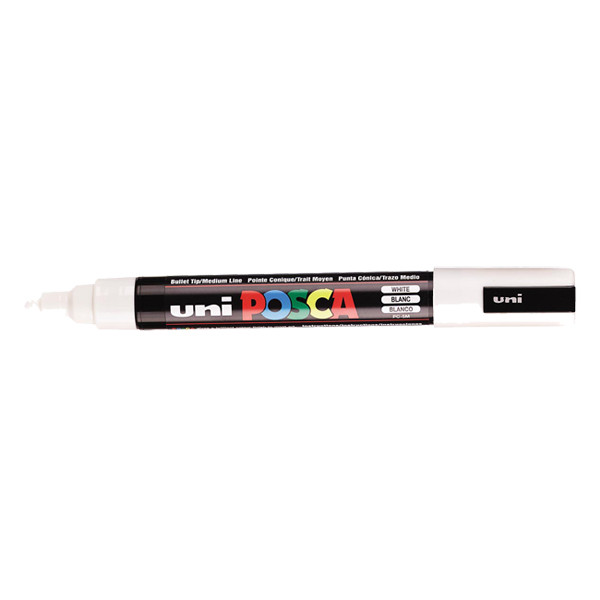 POSCA PC-5M Märkpenna 1,8-2,5mm vit rund PC5MBL 424130 - 1