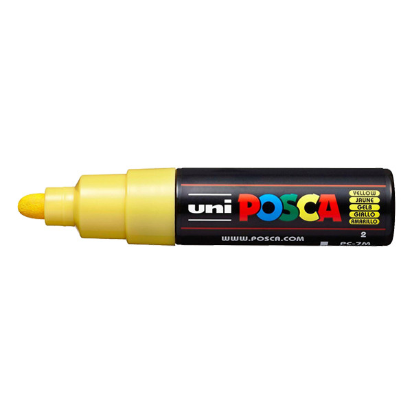 POSCA PC-7M Märkpenna 4,5-5,5mm gul rund PC7MJ 424179 - 1