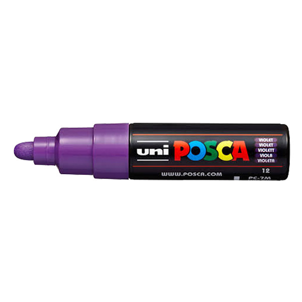 POSCA PC-7M Märkpenna 4,5-5,5mm lila rund PC7MVT 424189 - 1