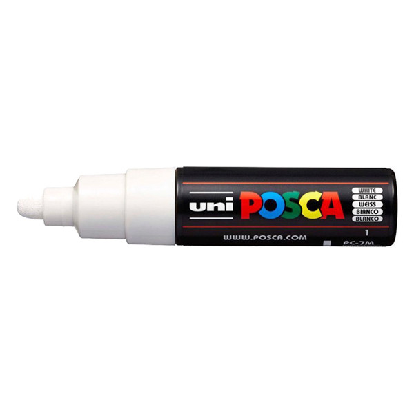 POSCA PC-7M Märkpenna 4,5-5,5mm vit rund PC7MBL 424177 - 1