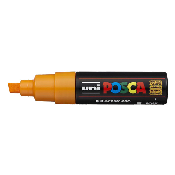 POSCA PC-8K Märkpenna 8m orange mejsel PC8KO 424210 - 1