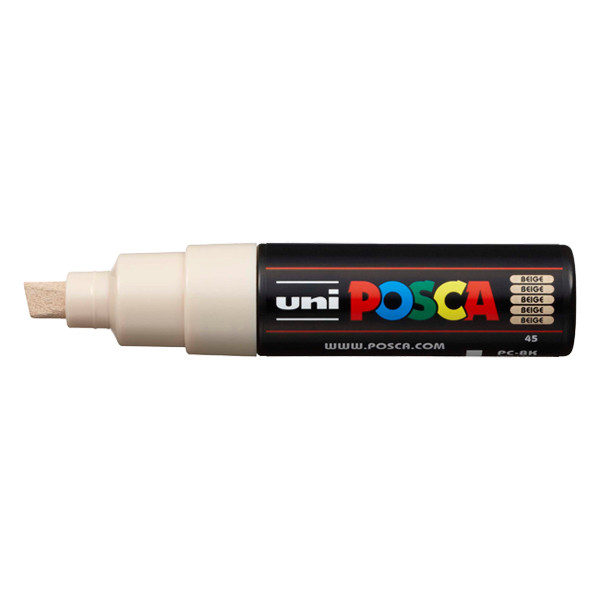 POSCA PC-8K Märkpenna 8mm beige mejsel PC8KBE 424196 - 1