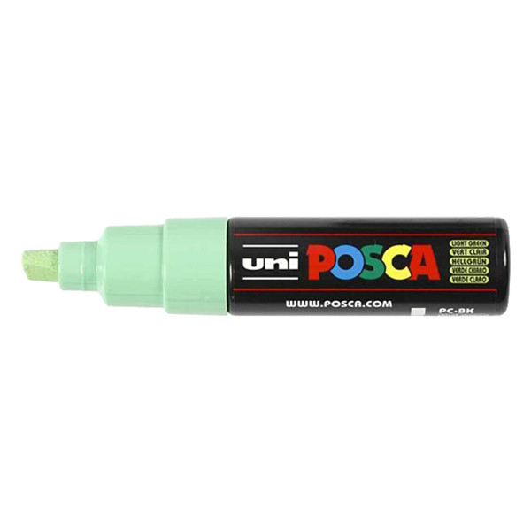POSCA PC-8K Märkpenna 8mm ljusgrön mejsel PC8KVC 424223 - 1