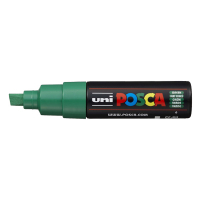 POSCA PC-8K Märkpenna 8mm mörkgrön mejsel PC8KVF 424224