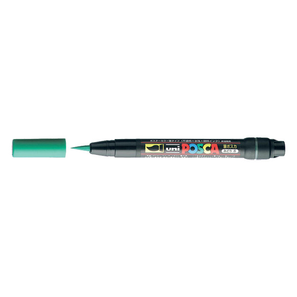 POSCA PCF-350 Märkpenna 1mm grön pensel PCF350V 424008 - 1
