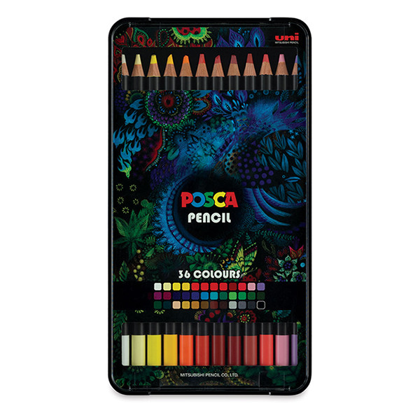 POSCA Pencil Färgpenna sorterade färger | 36st 424476 - 1
