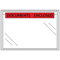 Packsedelskuvert A5 | 123ink | förtryckta "Documents enclosed" | 1.000st 310502C 301201
