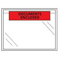 Packsedelskuvert A6 | 123ink | förtryckta "Documents enclosed" | 1.000st $$ 310102C 300772