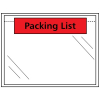 Packsedelskuvert A6 | 123ink | förtryckta "Packing List" | 100st