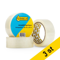 Packtejp 38mm x 66m | 123ink | transparent | 3st