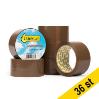 Packtejp 50mm x 66m | 123ink | brun | 36st⭐ 301383