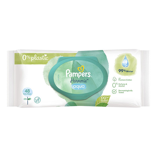 Våtservetter 48/fp | Pampers Harmonie Aqua SPA04043 - 1