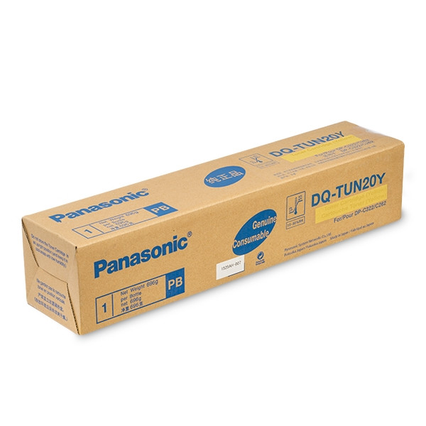 Panasonic DQ-TUN20Y gul toner (original) DQ-TUN20Y 075206 - 1